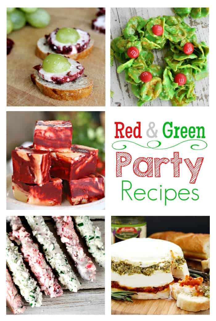 Red and Green Party Recipes | Moonlight and Mason Jars Link Party