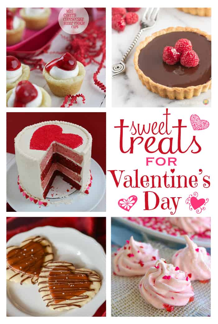 Sweet Treats for Valentine's Day (Dessert Recipes) | Moonlight & Mason Jars Link Party