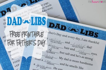 Dad Libs ~ A Free Printable to Celebrate Father #39 s Day • FIVEheartHOME Dad Libs ~ A Free Printable to Celebrate Father #39 s Day • FIVEheartHOME