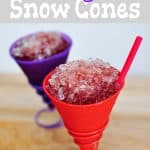 Dye-Free Fruit Juice Snow Cones ~ all natural, no food coloring | {Five Heart Home}