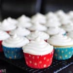 Best Ever Vanilla Texas Sheet Cake Cupcakes with Cream Cheese Frosting | {Five Heart Home}