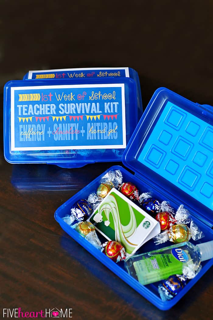 Back to School Teacher Survival Kits