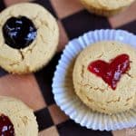 Peanut Butter and Jelly Muffins ~ a perfect after school snack on the first day of school (or any day after that!) | {Five Heart Home}