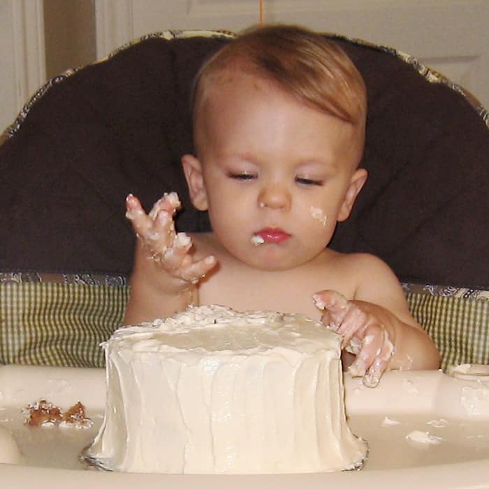 1st birthday smash cake