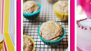 {Dairy-free, Egg-free} Spiced Applesauce Muffins OR First Birthday Applesauce Cake ~ this cinnamon-laced batter can be baked up to make a dozen dairy-free, egg-free muffins, or it makes a perfect first birthday cake without having to worry about potential food allergens | {Five Heart Home}