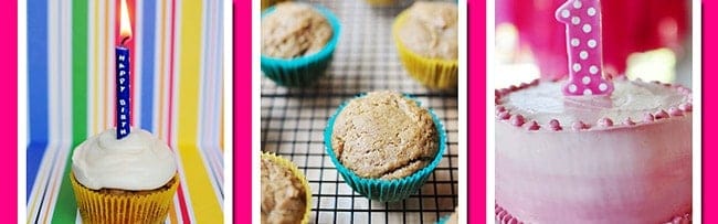 {Dairy-free, Egg-free} Spiced Applesauce Muffins {OR} First Birthday Applesauce Cake