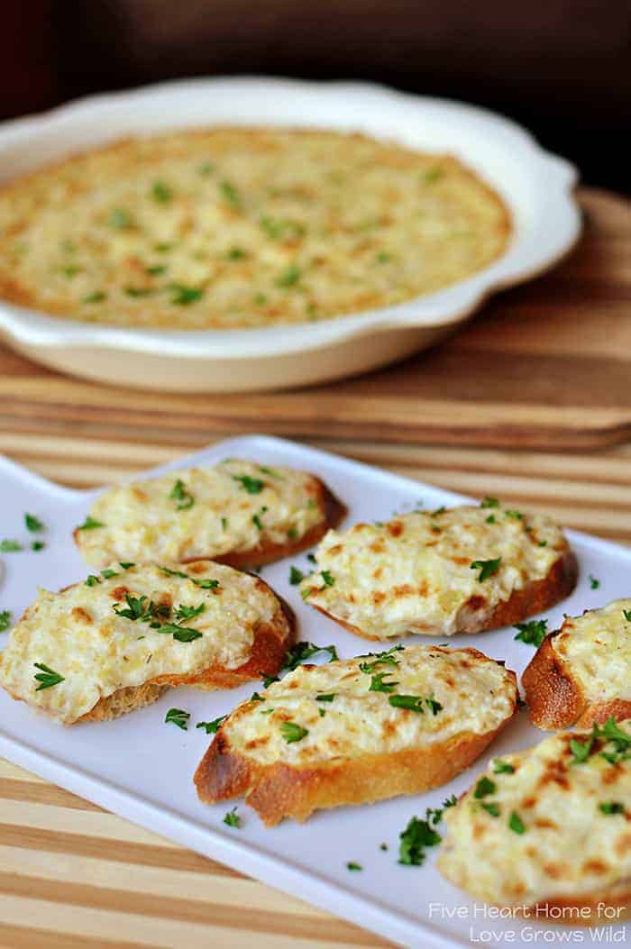 Artichoke Bruschetta - Love Grows Wild