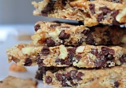 Chocolate Chip Cookie Brittle {with Pecans & Coconut}