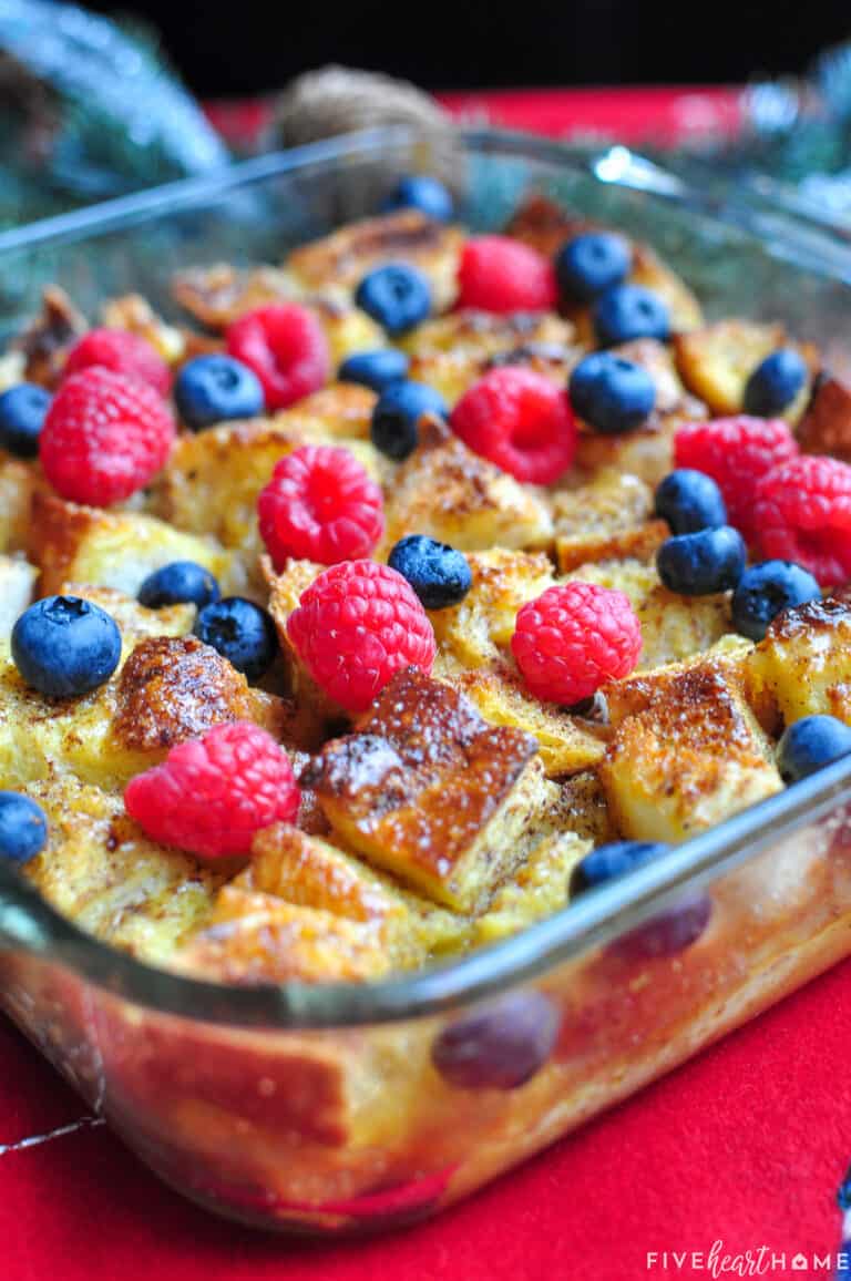 Eggnog French Toast Bake