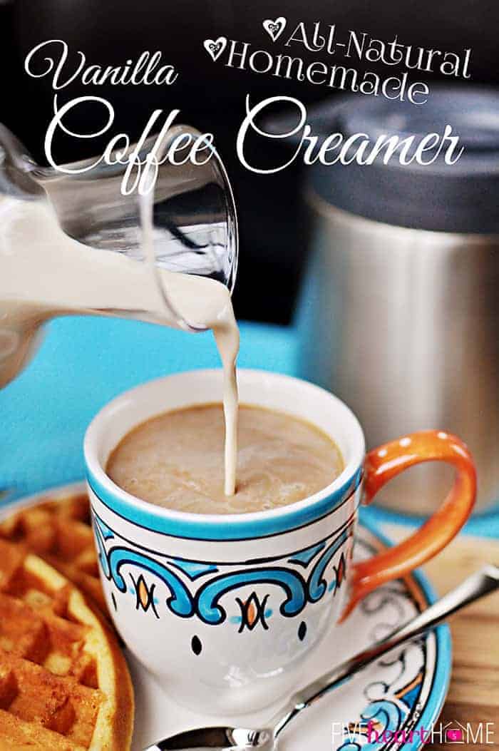 Homemade French Vanilla Coffee Creamer Recipe - Fresh April Flours