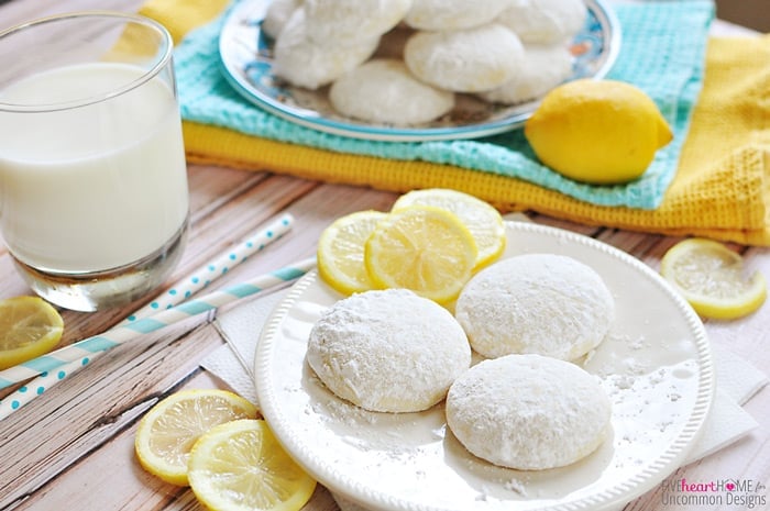 Lemon Cooler Cookies [www.fivehearthome.com]