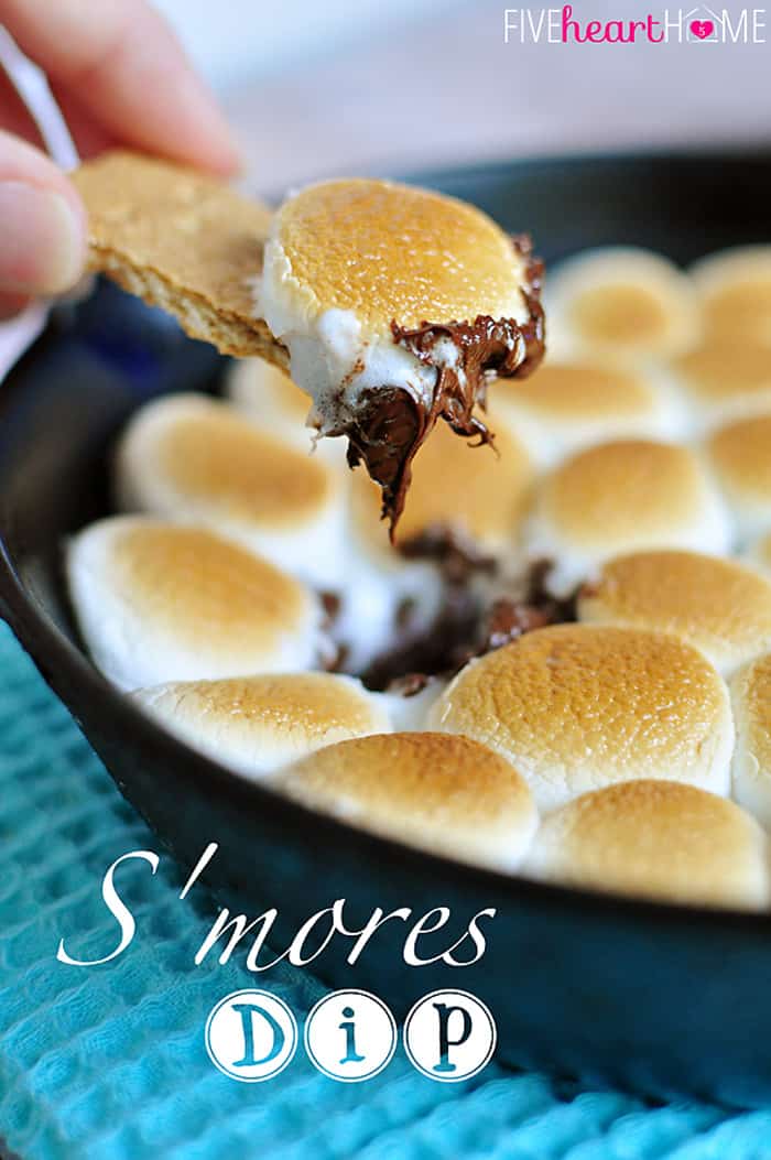 S'mores Dip with text overlay.