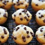 Whole Wheat Pancake Bites, AKA Pancake Mini Muffins ~ a fun-to-eat breakfast that can be topped with chocolate chips, berries, diced bananas, nuts, etc. | FiveHeartHome.com