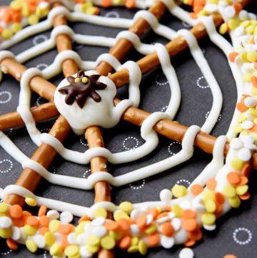 Pretzel Candy Spiderweb