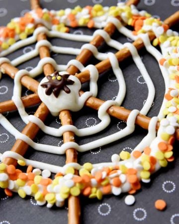 Pretzel Candy Spiderweb