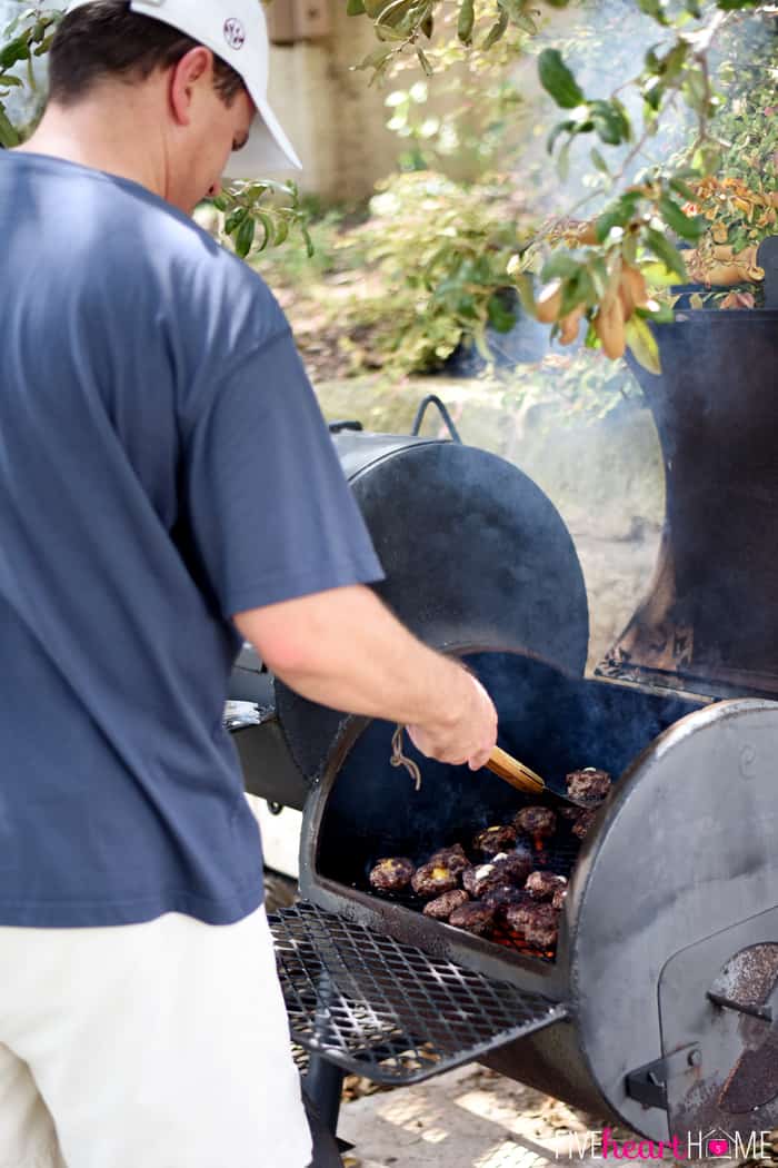 Burgers are Almost Ready to Come off the Grill 