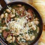 Sausage Kale White Bean Soup.