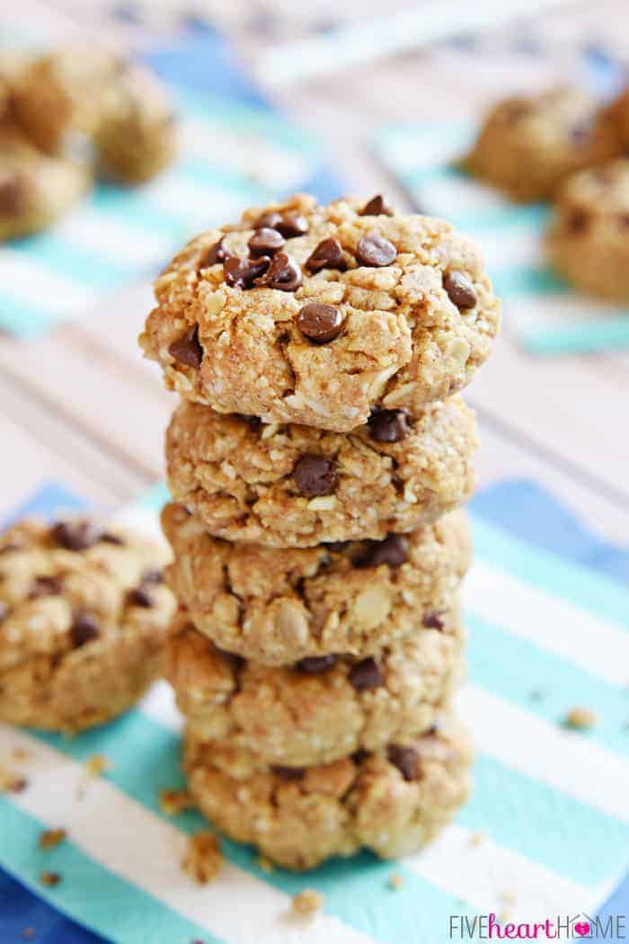 Perfect stack of Breakfast Cookies.