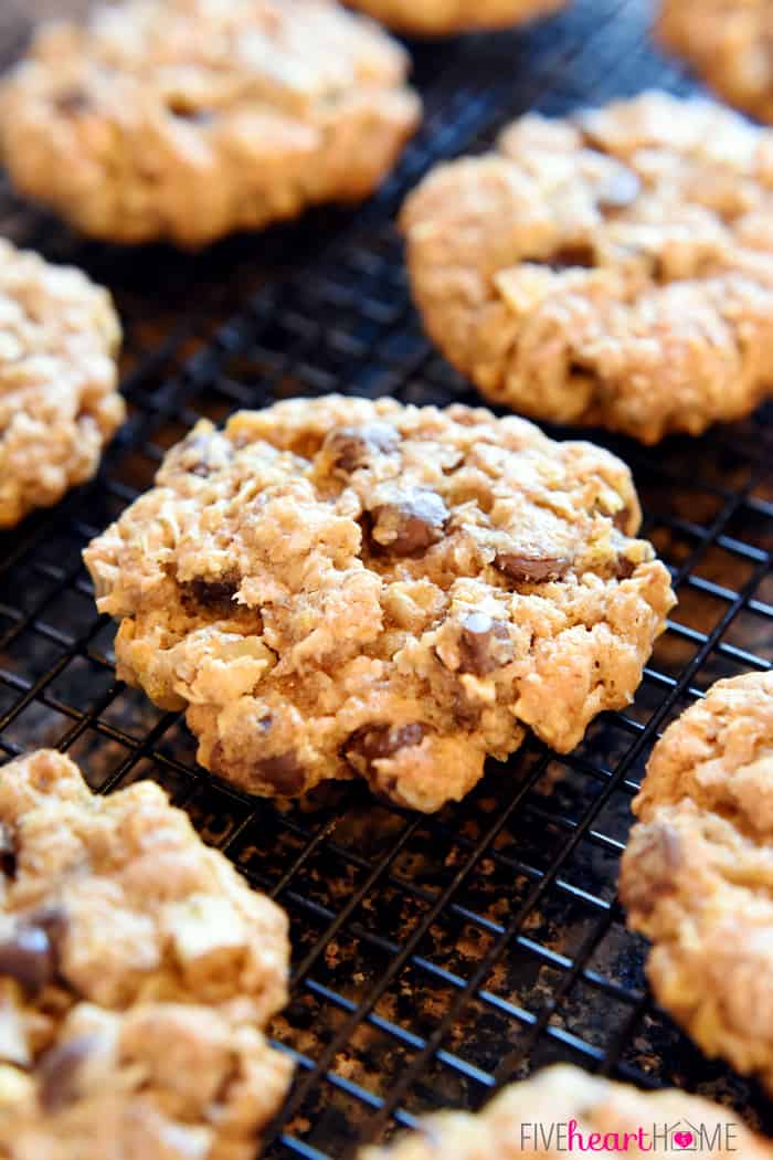 Baked on a rack