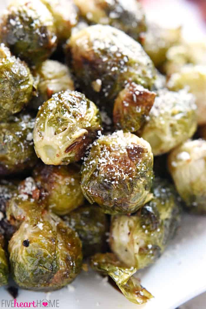 Roasted Brussels Sprouts with Parmesan