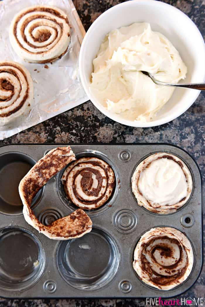 Showing Assembly in Muffin Tin