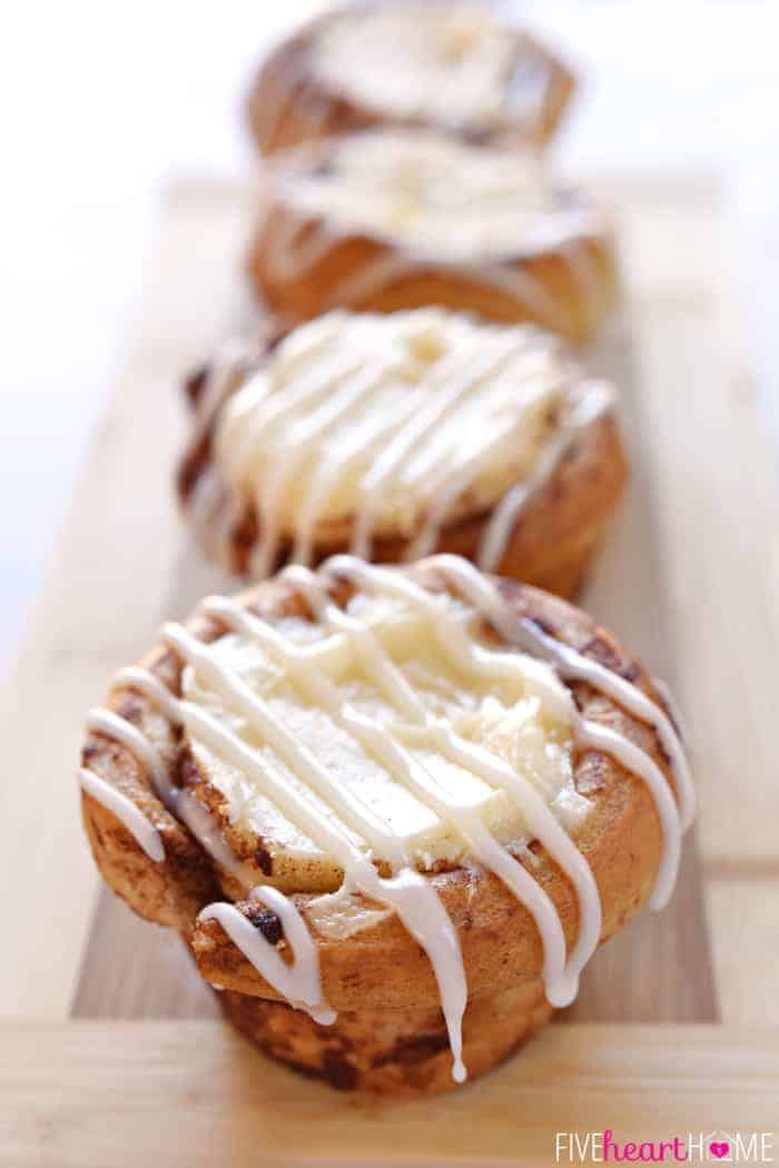 Cream Cheese Filled Cinnamon Roll Cups