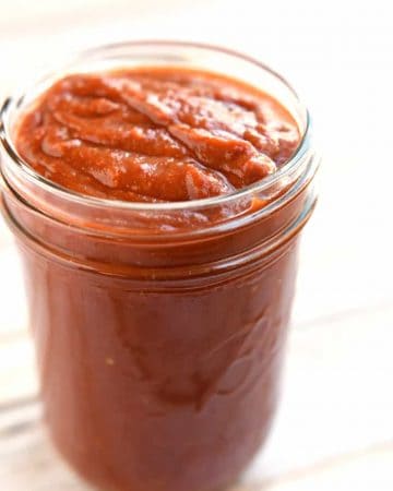 Homemade Red Enchilada Sauce ~ all-natural, quick and easy to make, full of flavor, and as mild or spicy as you prefer | FiveHeartHome.com