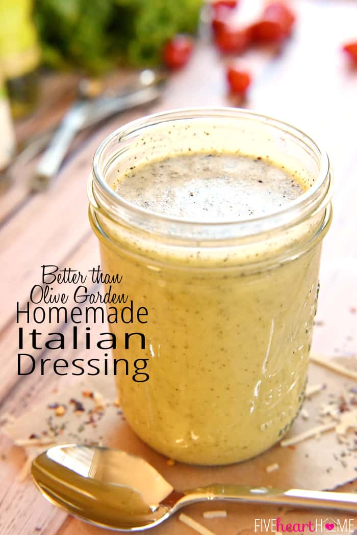 Homemade Italian Dressing Better Than Olive Garden Fivehearthome