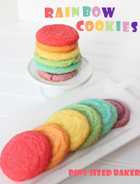 Rainbow Cookies | Pint Sized Baker