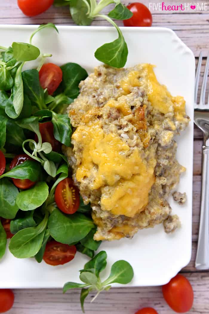 Aerial View of This Quick and Easy Casserole 