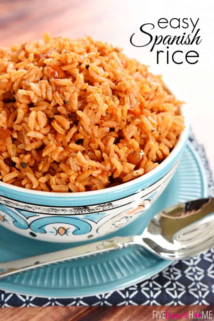 The BEST Easy Spanish Rice ~ Quick + Foolproof! • FIVEheartHOME