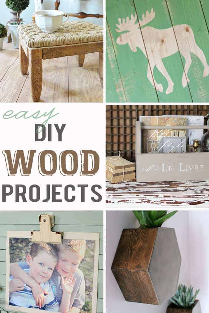 Easy DIY Wood Projects ~ M&MJ Link Party #107