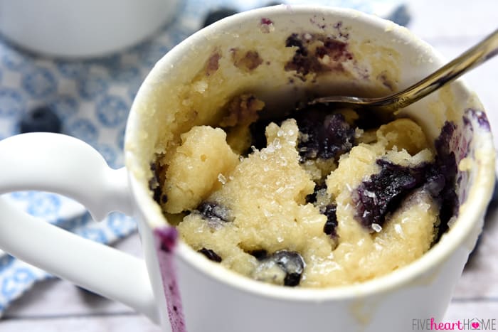 blueberry muffin mug cake