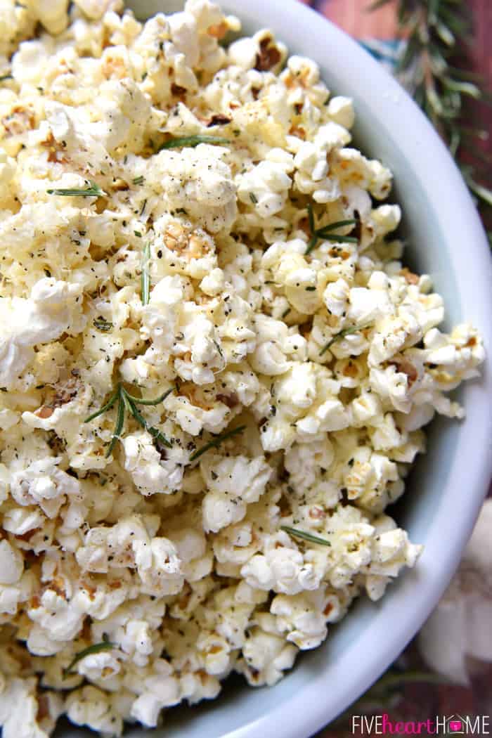 Rosemary Parmesan Popcorn