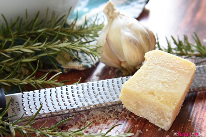 Close-Up of Rosemary, Garlic and Parmesan 