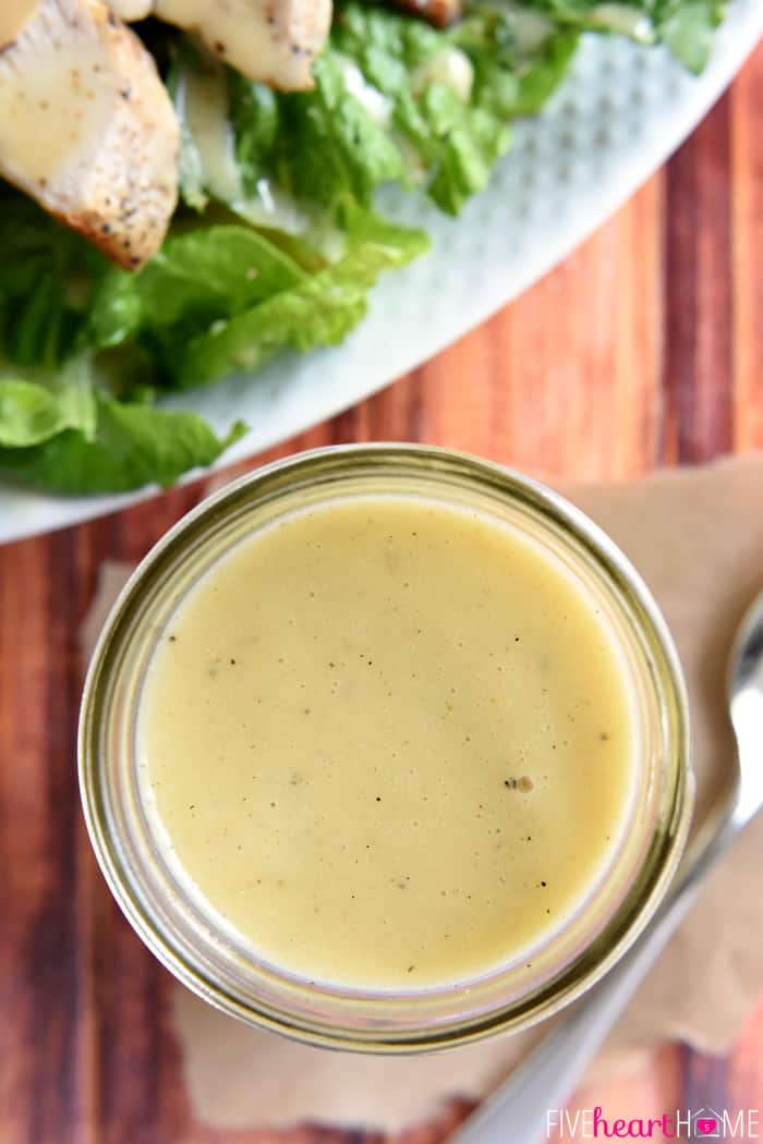 Aerial view of Honey Mustard Dressing.