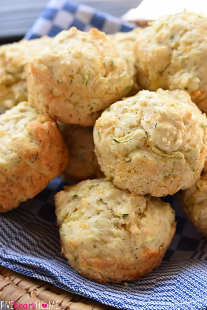 Fresh out of the oven and piled into a basket.