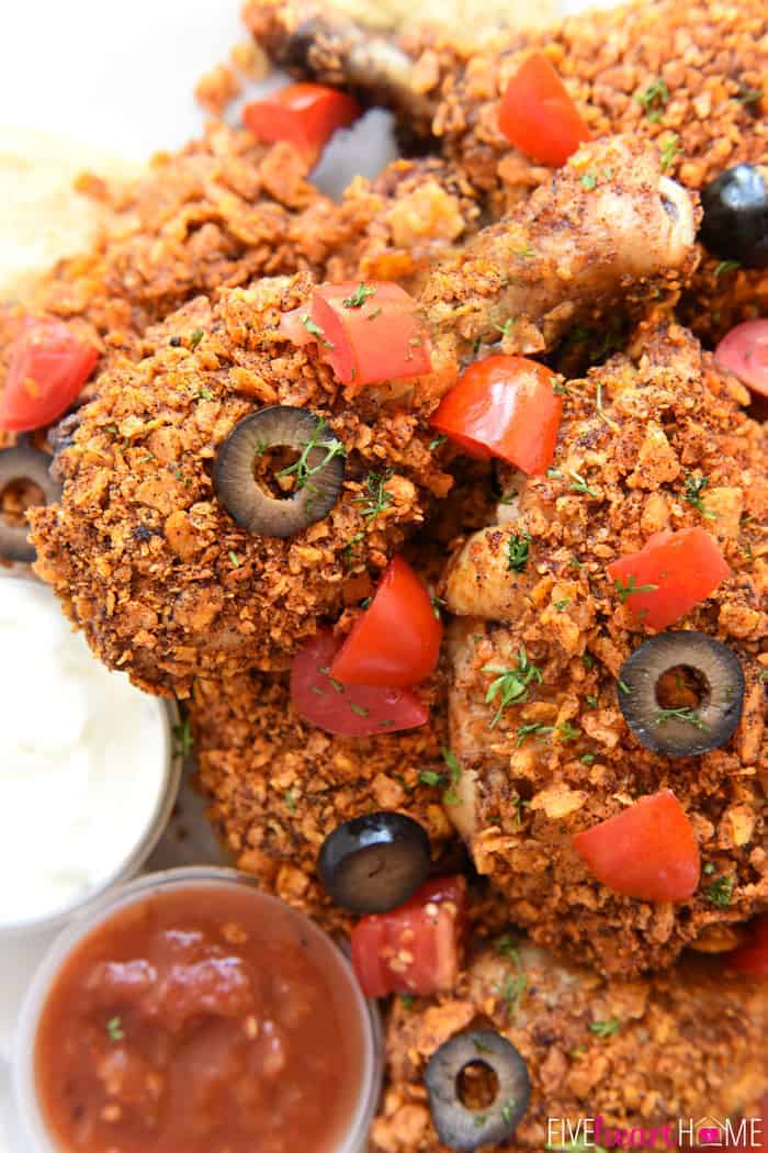 Platter of Taco Baked Chicken