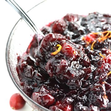 Cranberry Cherry Sauce.