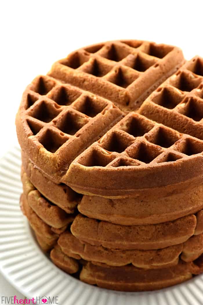 Stack of Gingerbread Waffles