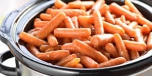 Slow Cooker Honey Cinnamon Carrots ~ with Recipe Video!