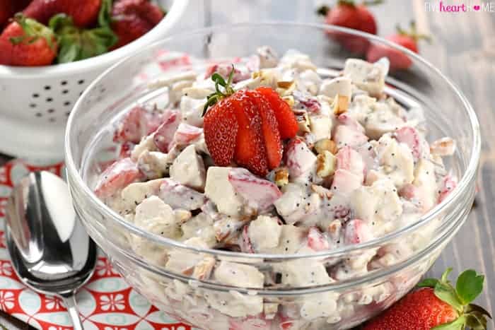 Strawberry Chicken Salad [www.fivehearthome.com]