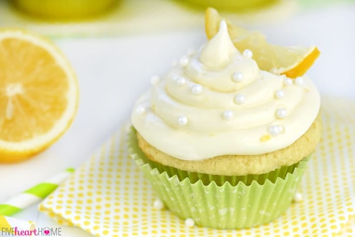 Ombre Lemon Cupcakes With Cream Cheese Frosting Love From Finally A Cream Cheese Ercream Recipe That Tastes Amazing And Is Le For Piping Decorations Icings Cakes Icing Cupcakes