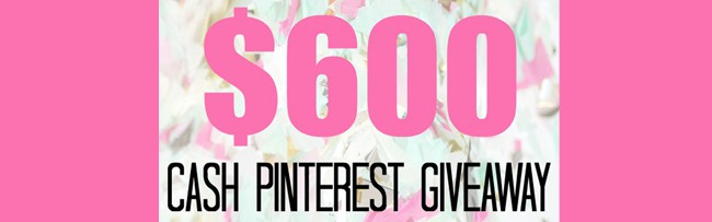 $600 Cash Giveaway! $600 Cash Giveaway! - 650 x 203 jpeg 22kB