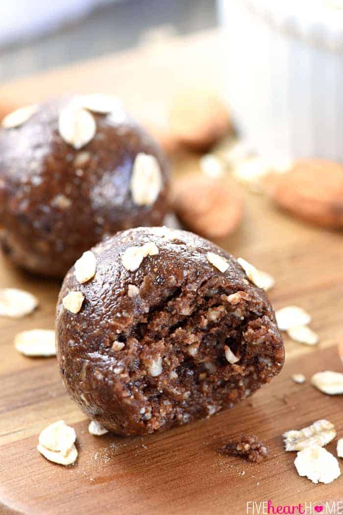 Chocolate Almond Energy Bites