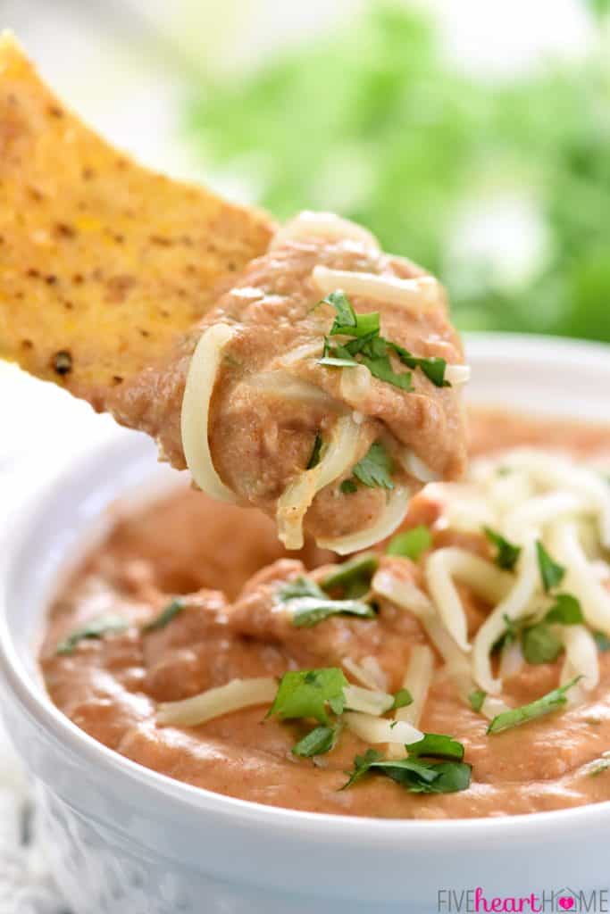 AMAZING Bean Dip 6 ingredients + 10 minutes! • FIVEheartHOME