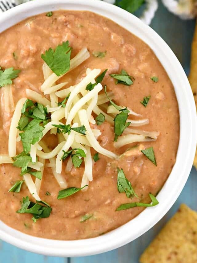 AMAZING Bean Dip FIVEheartHOME world-s-best-easy-cheesy-bean-dip-the-two-bite-club