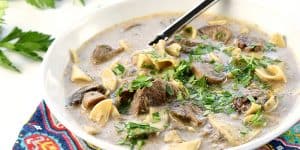 Slow Cooker Beef Stroganoff Soup