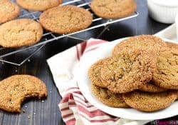 Soft & Chewy Ginger Cookies