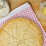 Classic Scottish Shortbread ~ rich, buttery shortbread comes together with just five simple ingredients and is oven-ready in less than five minutes! | FiveHeartHome.com